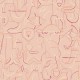 Papel pintado Coordonne BB Kids Animalia Peach D00366_N 