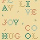 Papel pintado Coordonne BB Kids Wordplay Buttercream D00360_N 