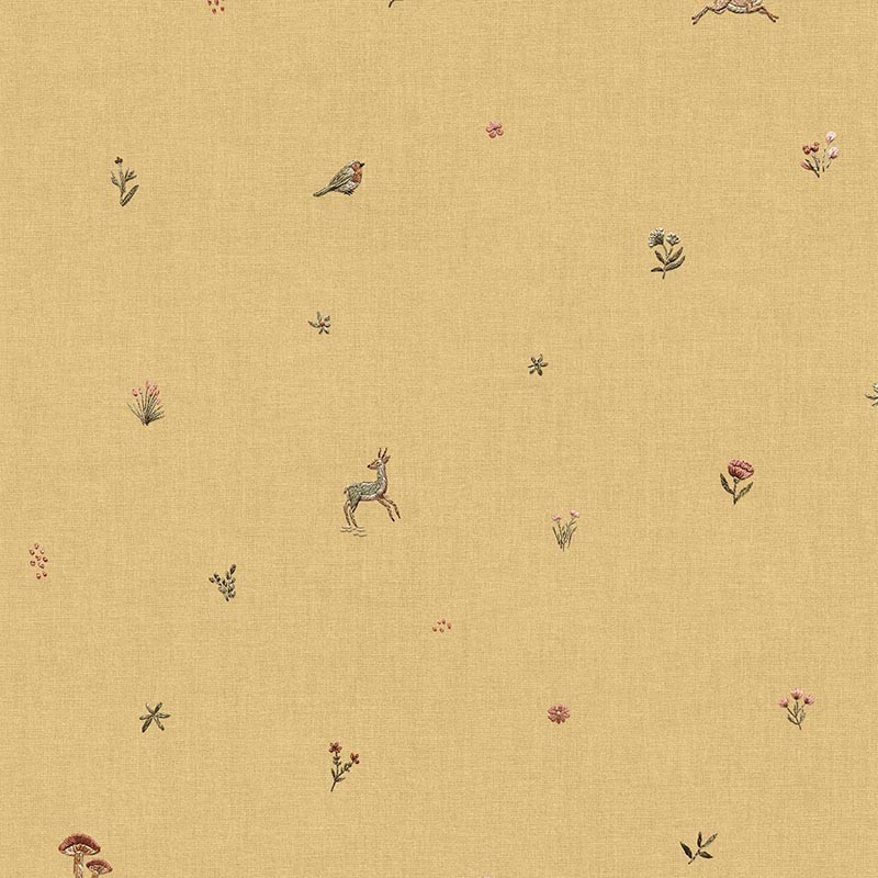 Papel pintado Coordonne BB Kids Bambis Mustard D00331_N 