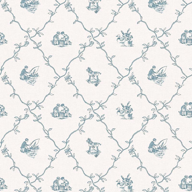 Papel pintado Coordonne BB Kids Scenes Indigo D00321_N 