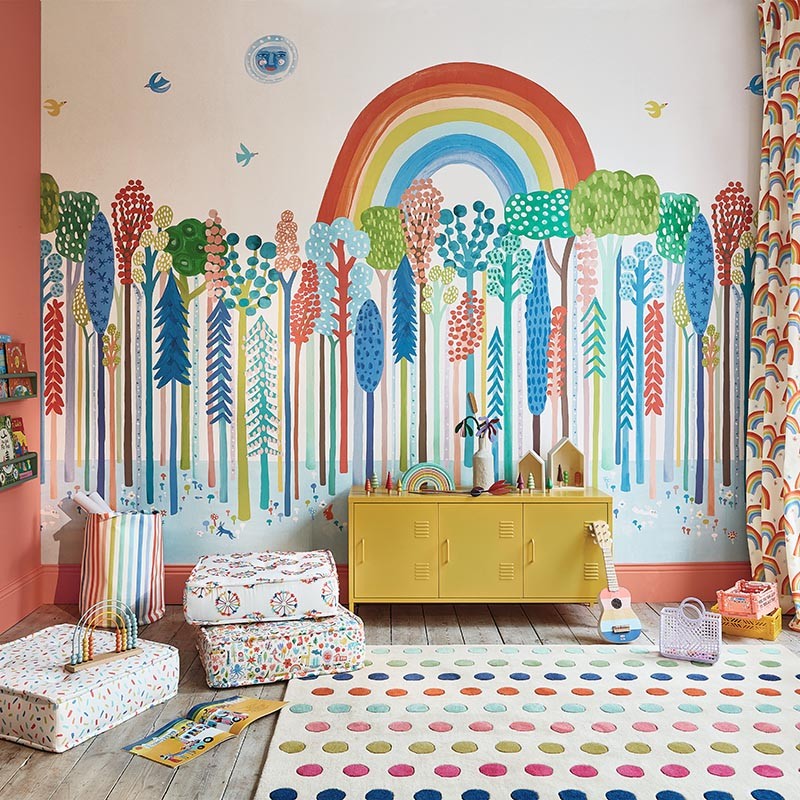 Mural Picturebook II de Villa Nova Rainbow Forest W652-01