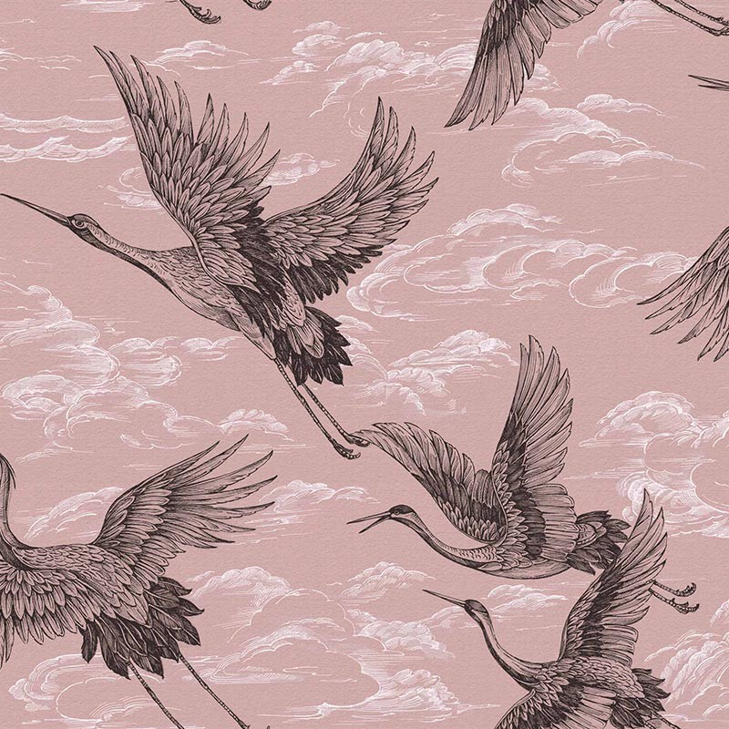 Papel pintado Coordonne Forbidden City Imperial Ibis Rose B00135