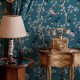 Papel pintado Coordonne Forbidden City Birds Prosperity Sapphire B00123