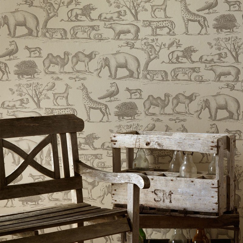 Papel Pintado Andrew Martin Museum Ark Parchment A