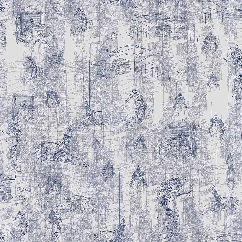 Papel Pintado Tres Tintas Silk Road 2205-2