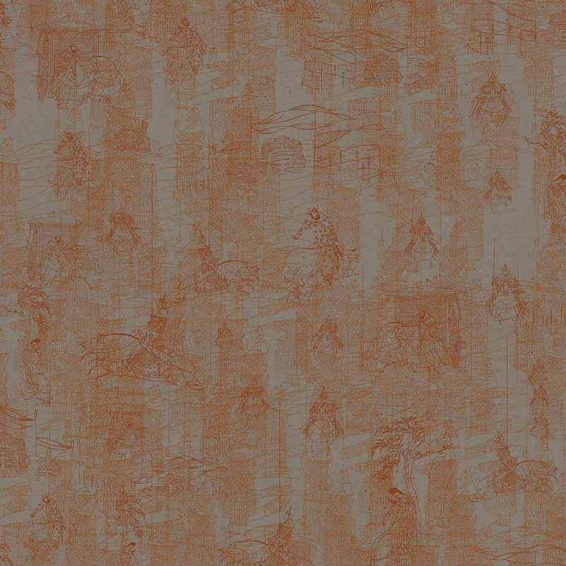 Papel Pintado Tres Tintas Silk Road 22205-6