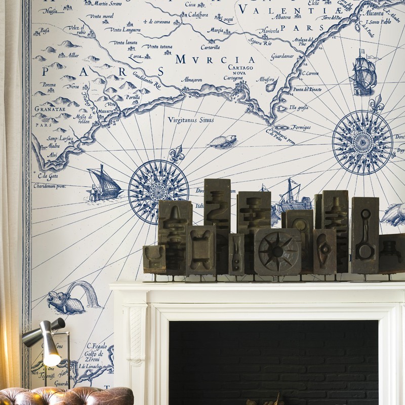 Mural Decorativo Tres Tintas Méditerranéen M2506-2 A