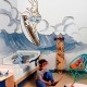 Mural decorativo Coordonné Bunny's Day Out 1233011 A