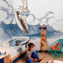 Mural decorativo Bunny's Day Out 1233011