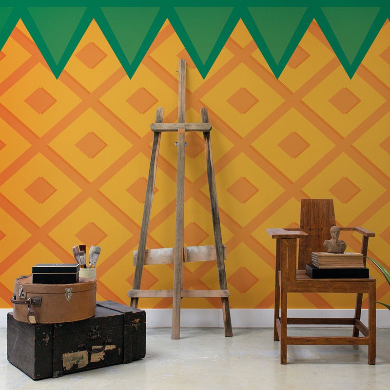 Mural Coordonné Random Papers Fruit Pineapple 6500018N A