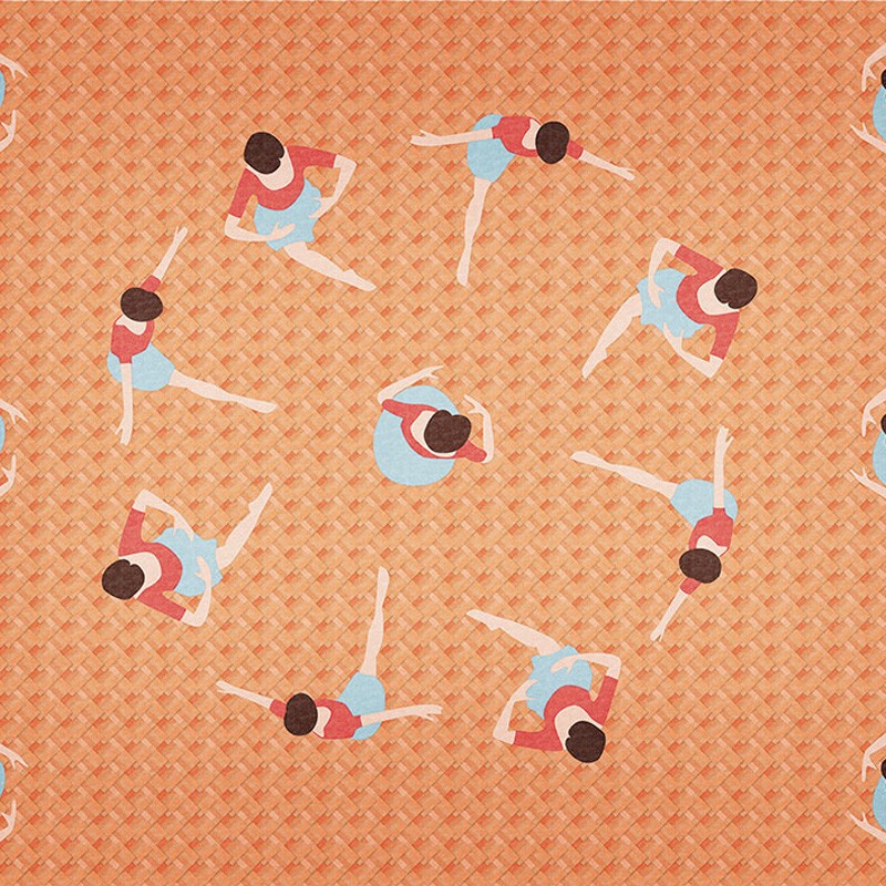 Mural Coordonné Random Papers Ballerinas 6500019N A