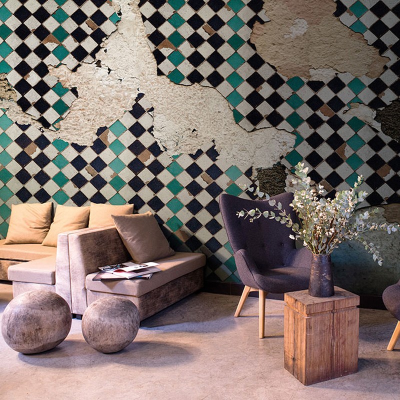 Mural Coordonné Random Papers Tiles Broken Wall 6500311N A