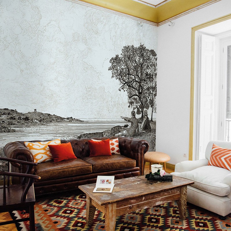 Mural Coordonné Random Papers Orizzonte 6500509N A
