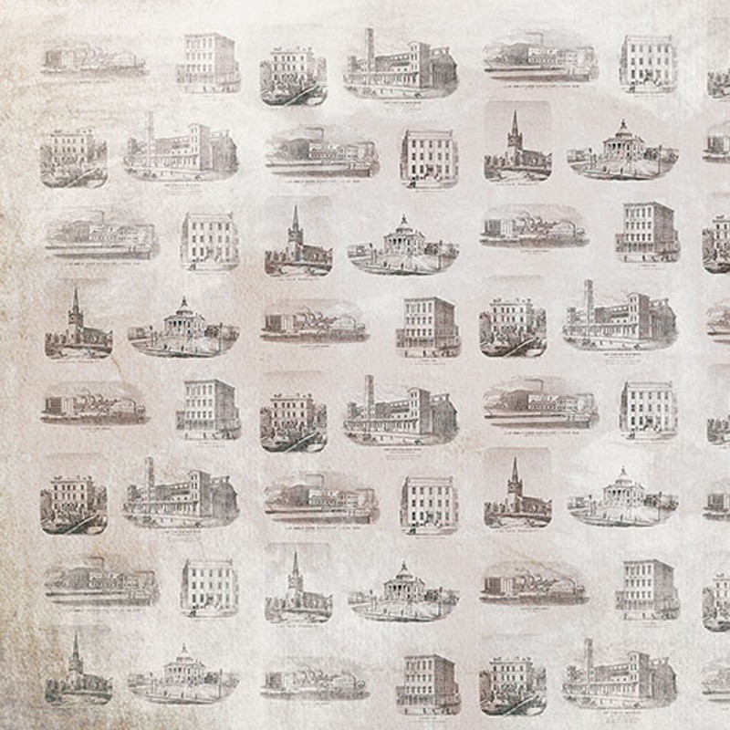 Mural Coordonné Random Papers Buildings 6500507N A