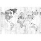 Mural Coordonné Random Papers Newspaper Map 6500107N