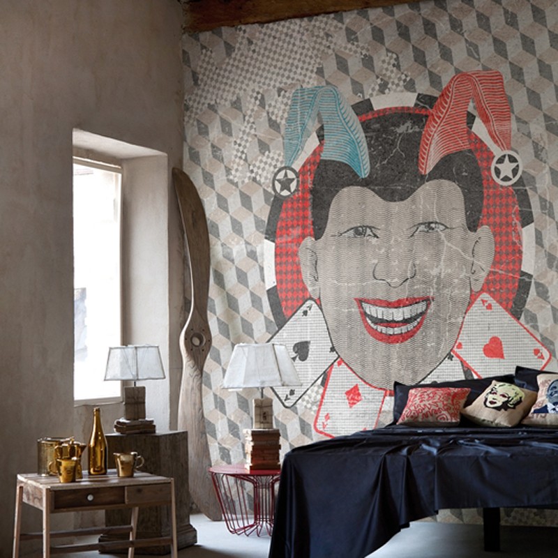 Mural Wall&Decò Contemporary Wallpapers 2013 The Joker WDTJ1301 A