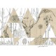 Mural Wall&Decò Contemporary Wallpapers 2015 Woodland WDWO1501