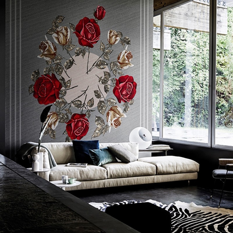 Mural Wall&Decò Contemporary Wallpapers 2016 Canvas Bouquet WDCA1601 A
