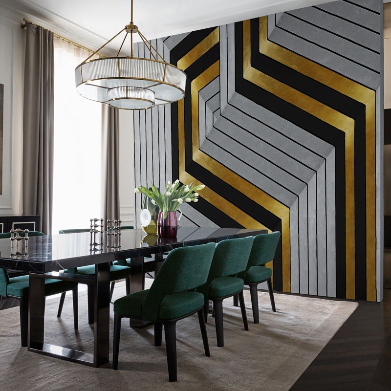 Mural Wall&Decò Contemporary Wallpapers 2017 Golden Hook WDGH1701 A