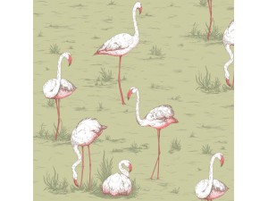Papel pintado Cole & Son Icons Flamingos 112-11038