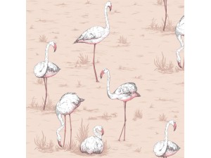 Papel pintado Cole & Son Icons Flamingos 112-11039