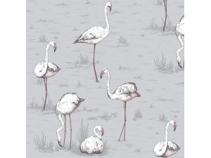 Papel pintado Cole & Son Icons Flamingos 112-11040