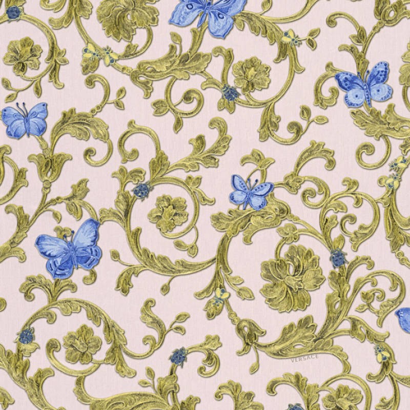 Papel pintado Versace Home Versace III Butterfly Barocco 34325-6