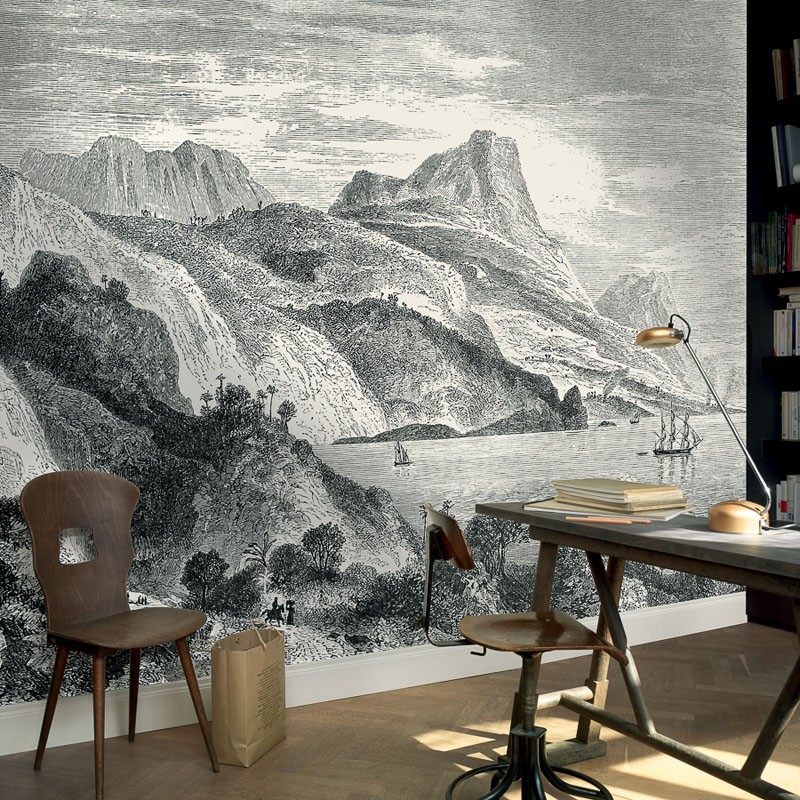 Mural decorativo Casadeco Fontainebleau Voyage FONT81820101 A