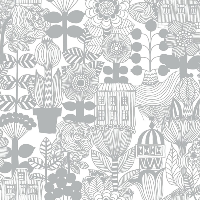 Papel pintado Marimekko Wallcoverings nº 5 Lintukoto 23305