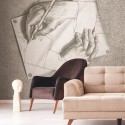 M. C. Escher Drawing Hands 23185 J&V Mural