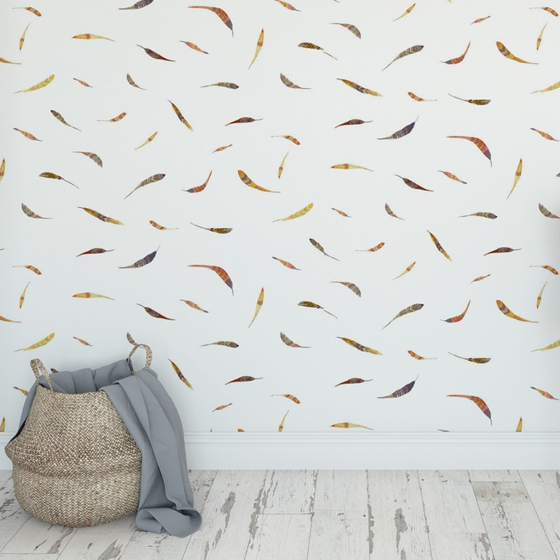 Papel pintado infantil Ventura Paula Alenda Pint Plumas 35001