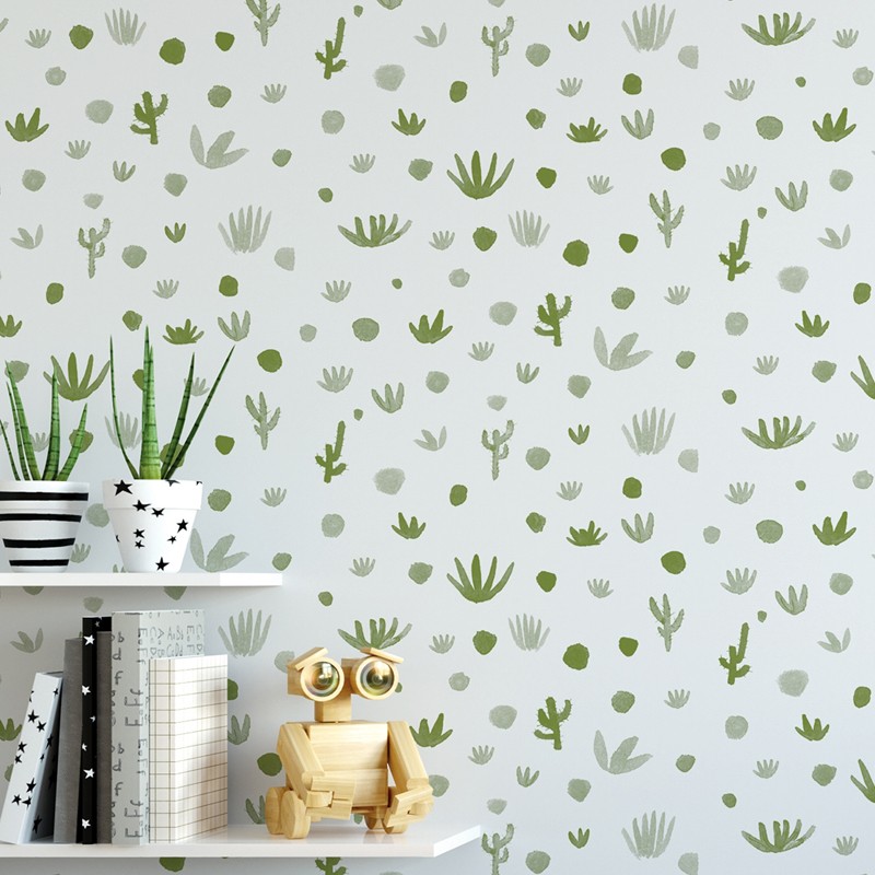 Papel pintado infantil Ventura Paula Alenda Pint Cactus 35011 A