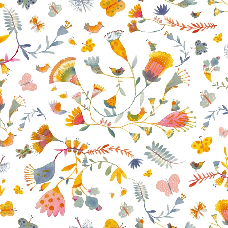 Papel pintado infantil Ventura Paula Alenda Pint Jardín 35020