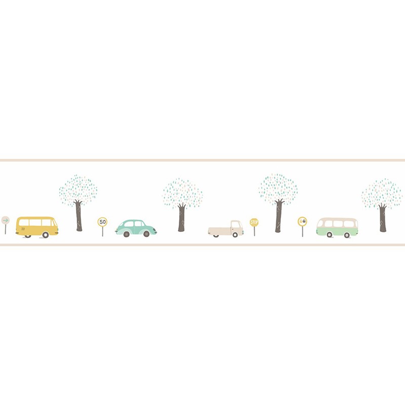 Cenefa infantil Casadeco Happy Dreams Vintage Car HPDM82907342