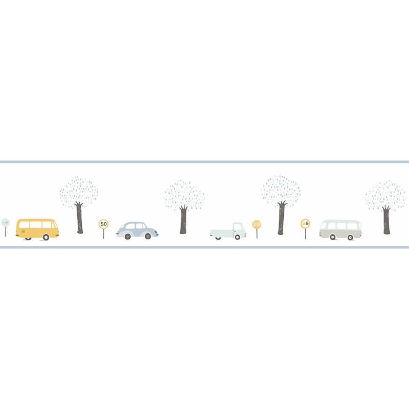Cenefa infantil Casadeco Happy Dreams Vintage Car HPDM82906241