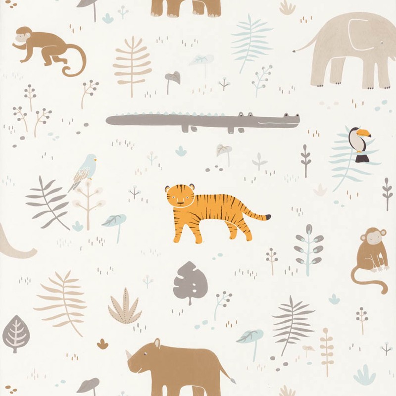 Papel pintado infantil Casadeco Happy Dreams Savanna HPDM82721205