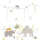 Papel pintado infantil Casadeco Happy Dreams Jungle HPDM82994343