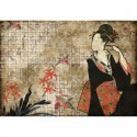 8000036-N 40 th. Geisha Graffiti de Hiroshi Tsunoda Mural