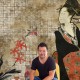 Mural Coordonné 40 th Anniversary Hiroshi Tsunoda Geisha Graffiti 8000036-N