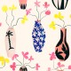 Papel Pintado Coordonné 40 th Anniversary Lydia Delgado Vase of Paradise 8000064-N