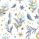 Papel Pintado Coordonné 40 th Anniversary Mercedes Bellido Serpientes y flores 8000066-N