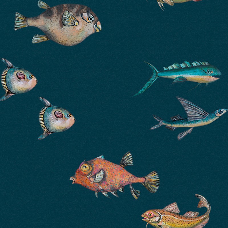 Papel Pintado Coordonné 40 th Anniversary Joana Santamans Peces 8000044-V