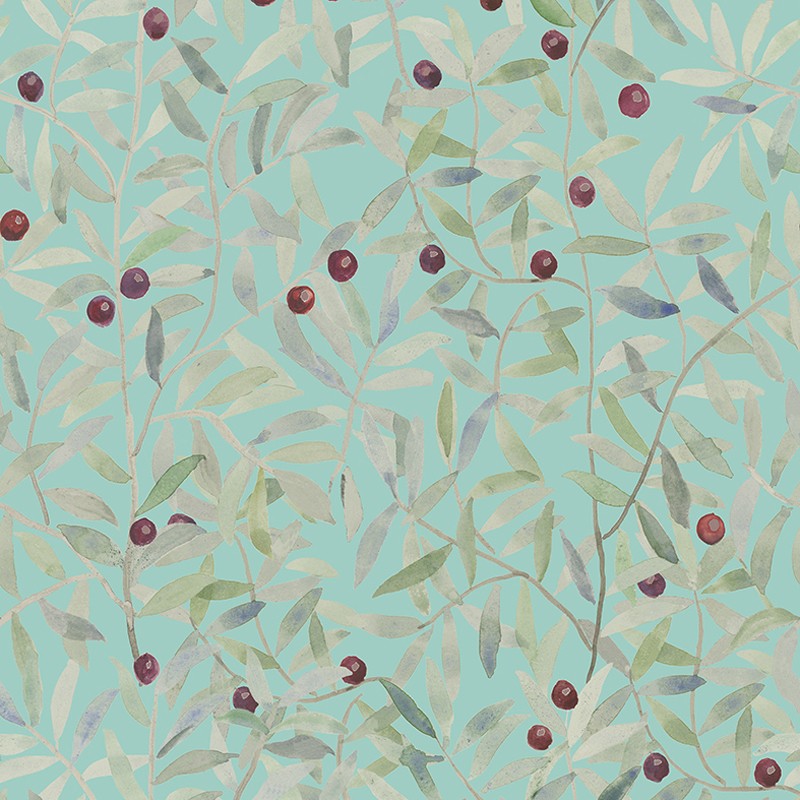 Papel Pintado Coordonné 40 th Anniversary Andrea Zarraluqui Leaf Craze 8000009-V