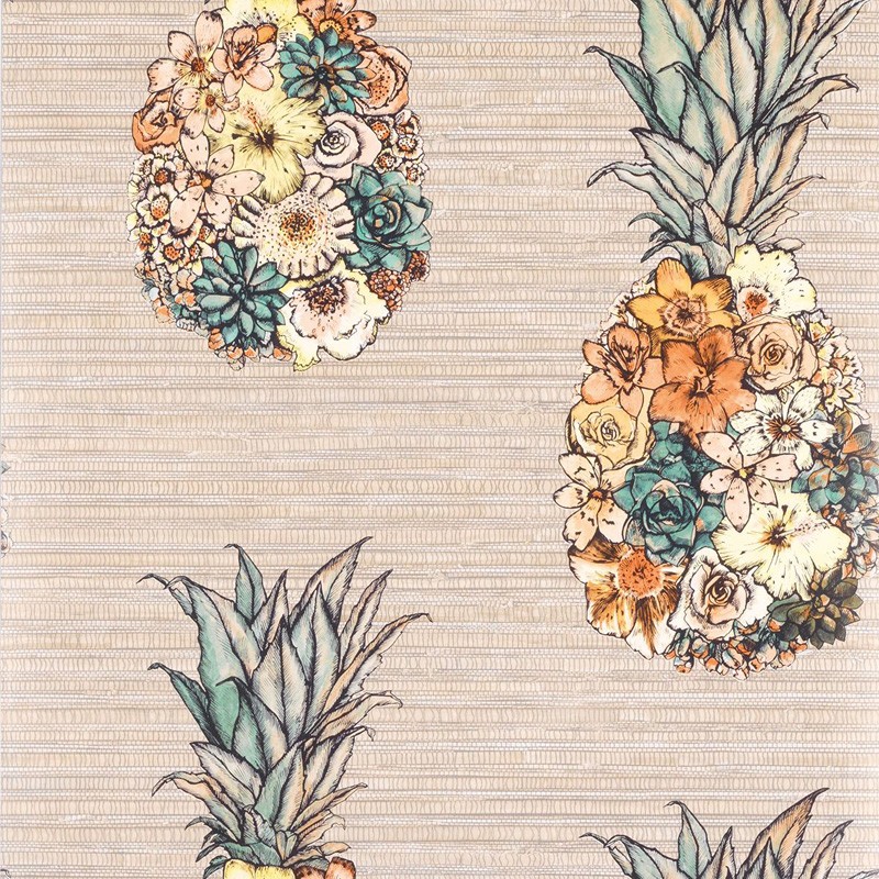Papel pintado Osborne & Little Matthew Williamson Deya Ananas W7266-02