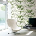 Maui Maui Open Palm Leaf TP80610 Wallquest Papel pintado
