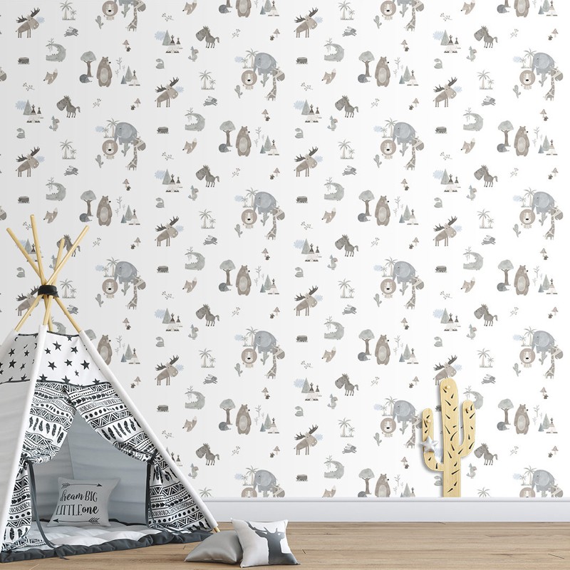 Papel pintado infantil ICH Dandino Sambori 130-1