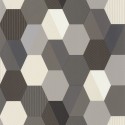 Moonlight MLG 10010 90 23 Hexagone Papel pintado