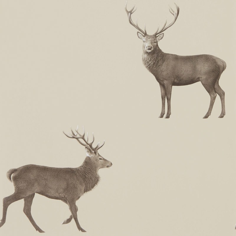 Papel pintado Sanderson Elysian Evesham Deer 216618