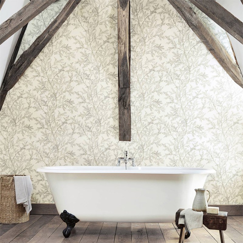 Papel pintado Sanderson Elysian Farthing Wood 216612