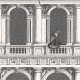 Papel pintado Cole & Son Fornasetti Senza Tempo Procuratie e Scimmie 114-21041